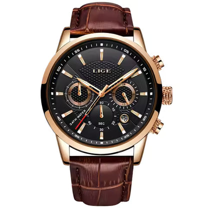 LIGE Men´s Luxe Couro Legítimo